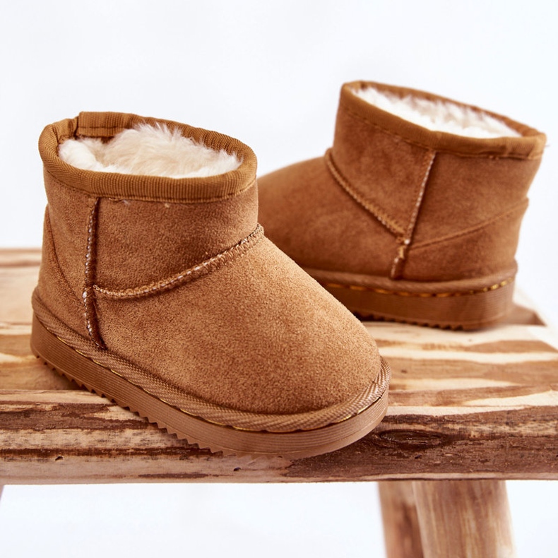 Bottes de Neige Chaudes Enfant Camel Gooby brun 2