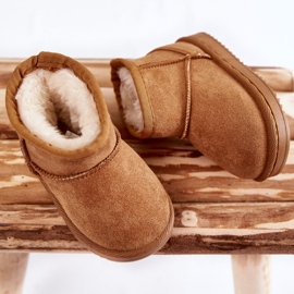 Bottes de Neige Chaudes Enfant Camel Gooby brun 3