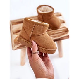 Bottes de Neige Chaudes Enfant Camel Gooby brun 4
