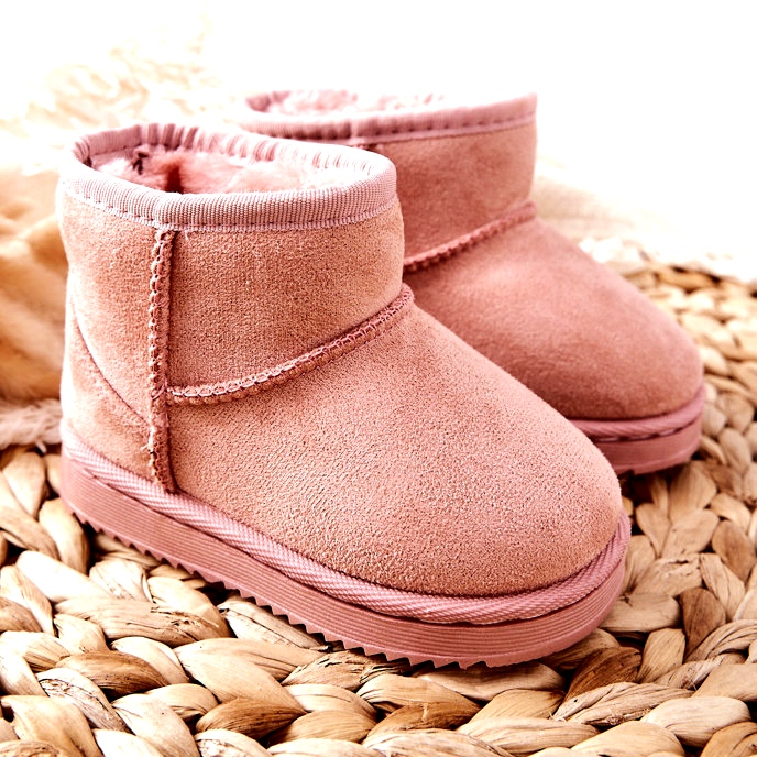 Bottes de neige isolées. Bottes roses des filles 20213-D 3 Bottes de neige isolées. Bottes roses des filles 20213-D 3