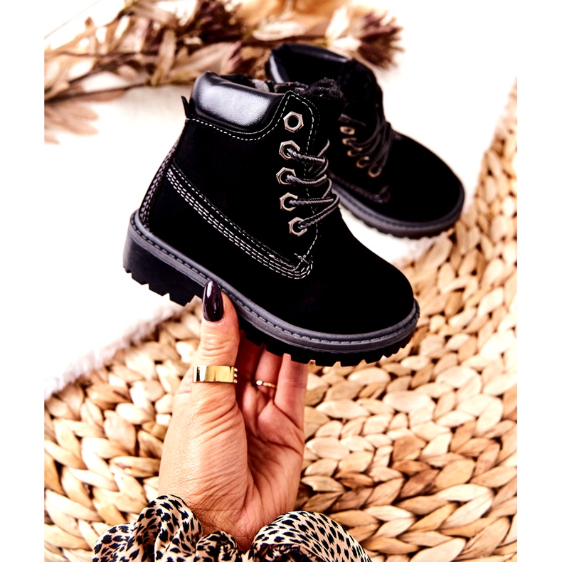 PA1 Bottes Trappeurs Enfant Noir Milos H-50A/C le noir 3 PA1 Bottes Trappeurs Enfant Noir Milos H-50A/C le noir 3