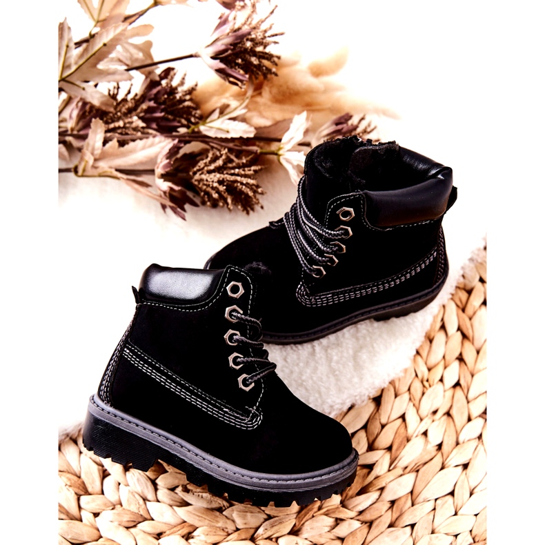 PA1 Bottes Trappeurs Enfant Noir Milos H-50A/C le noir 2 PA1 Bottes Trappeurs Enfant Noir Milos H-50A/C le noir 2