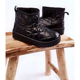 Bottes de neige chaudes noires pour enfants Big Star KK374242 2