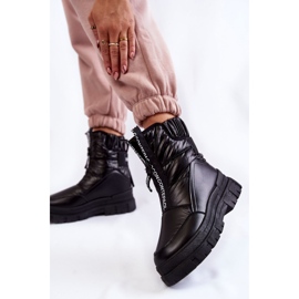 Vinceza Bottes de Neige Confortables Femme Noires Elodia 2