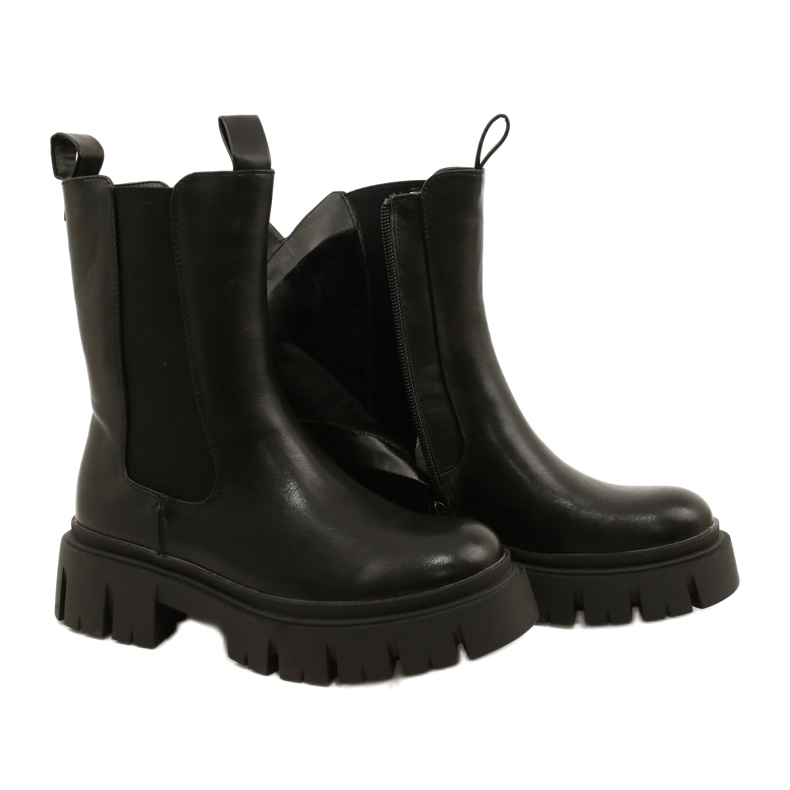 Travailleurs isolés de fourrure pour femmes Evento 22BT35-5040 noir le noir 4