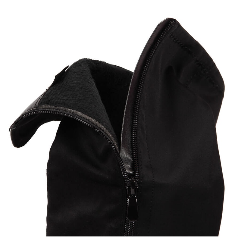 Bottes en daim noir Filippo noir le noir 2