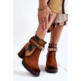 Bottes en cuir pour femmes Maciejka 05781-29 Rouge beige brun 1 Bottes en cuir pour femmes Maciejka 05781-29 Rouge beige brun 1