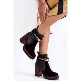 Bottes en cuir pour femme Maciejka 05781-01 Noir le noir 4