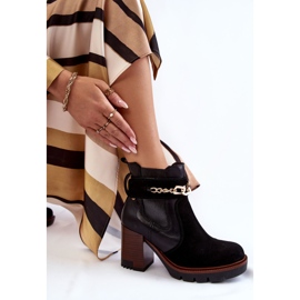 Bottes en cuir pour femme Maciejka 05781-01 Noir le noir 6