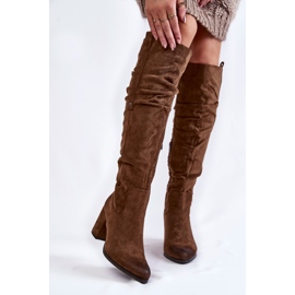 PL4 Cuissardes en Daim La.Fi 270065KH-SU Marron foncé brun 1