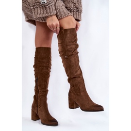 PL4 Cuissardes en Daim La.Fi 270065KH-SU Marron foncé brun 3