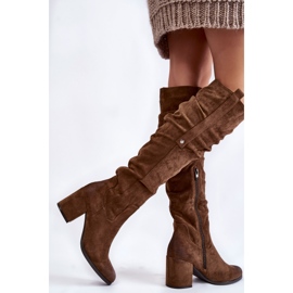 PL4 Cuissardes en Daim La.Fi 270065KH-SU Marron foncé brun 4