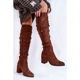 PL4 Cuissardes en Daim La.Fi 270065FX-SU Marron brun 3