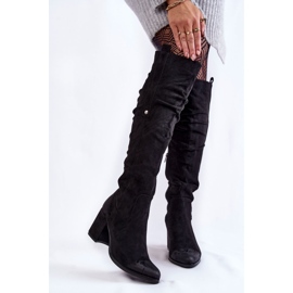 PL4 Cuissardes en Daim La.Fi 270065B-SU Noir le noir 1