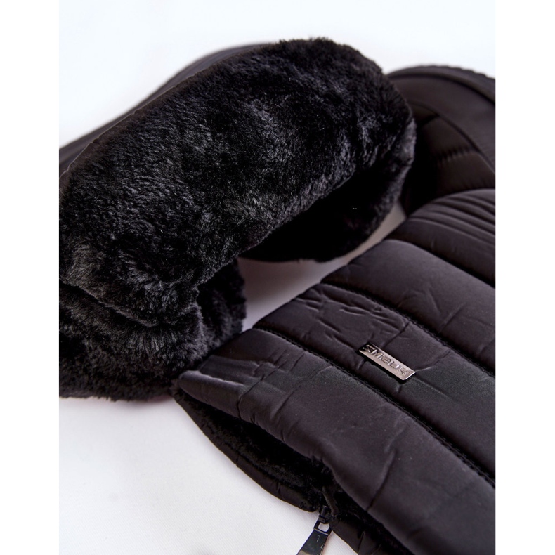 Bottes de neige compensées chaudes noires Calena 2