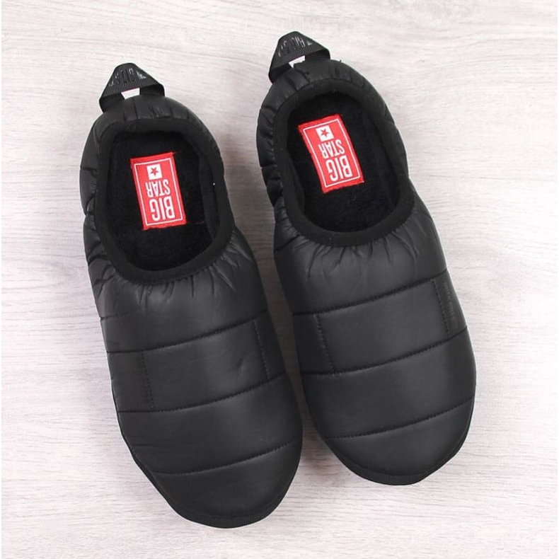 Pantoufles Big Star KK274604 INT1774 noir 1
