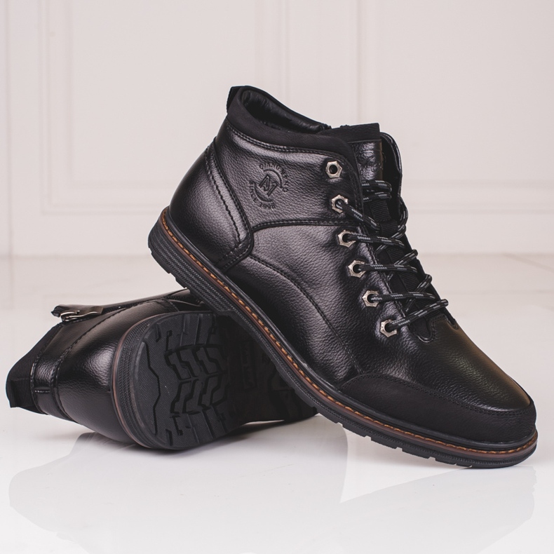 Bottes hautes homme Shelovet noir 1