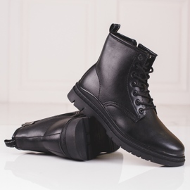 Chaussures de randonnée pour hommes avec isolation Shelovet noir 2