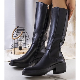 PA1 Bottes Hatton noires le noir 1