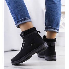 Bottes noires pour femmes de Enines le noir 2