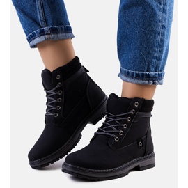 Bottes noires pour femmes de Enines le noir 3