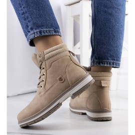 Bottes de randonnée Enines femme marron brun 1