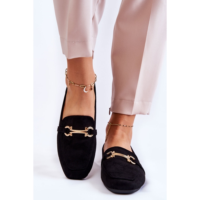 FB2 Mocassins en daim noirs Roddie Classic 2