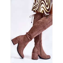 PL4 Cuissardes en daim pour femme La.Fi 270056TA-SU Marron clair brun 4