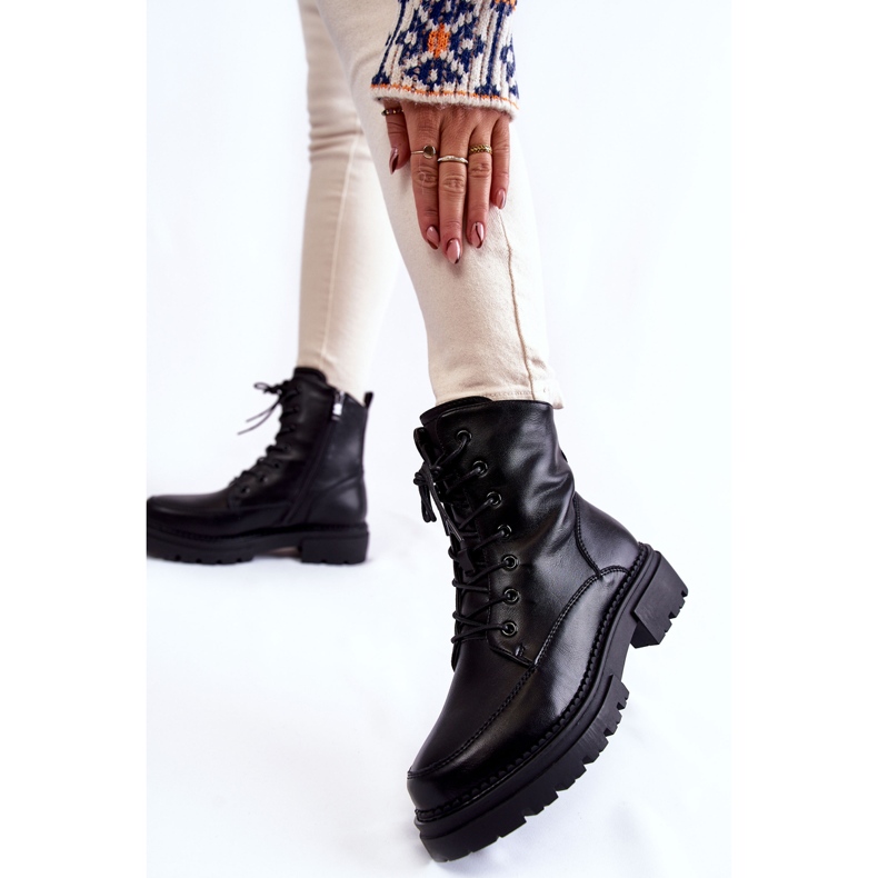 Bottes Chaudes en Cuir La.Fi 250009B-QN Noir 2
