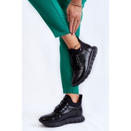 Vinceza Baskets légères à enfiler pour femmes Noir Soroco le noir 3