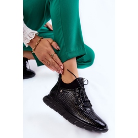 Vinceza Baskets légères à enfiler pour femmes Noir Soroco le noir 6