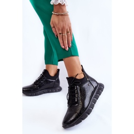 Vinceza Baskets légères à enfiler pour femmes Noir Soroco le noir 2