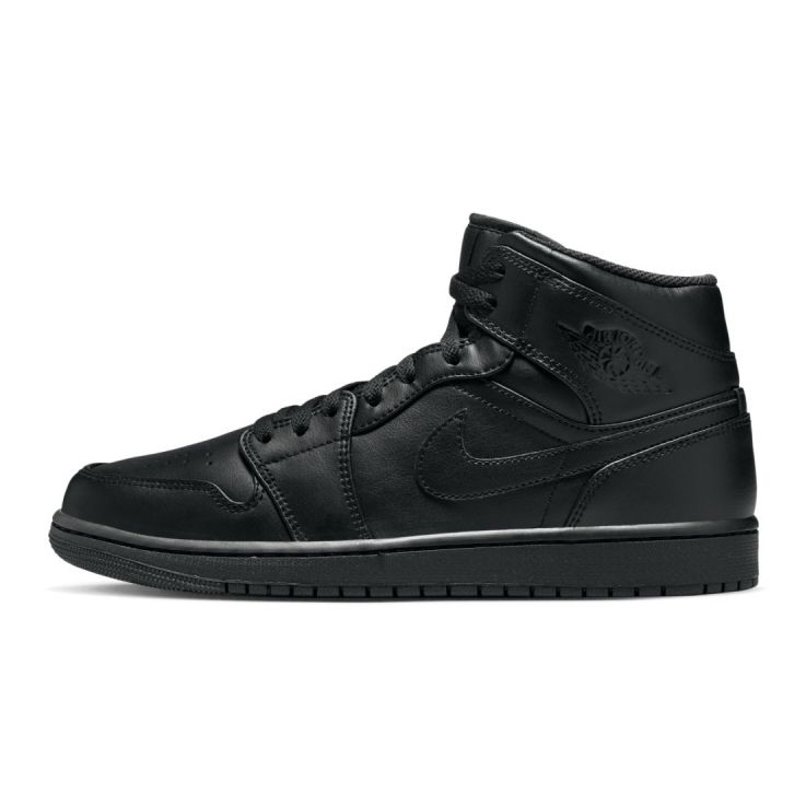 Nike Air Jordan 1 Mid M 554724-093 noir 1