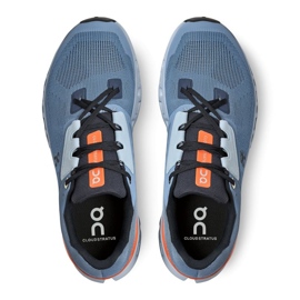 On Running Sur Running Chaussures Cloudstratus M 3999213 bleu orange gris 2