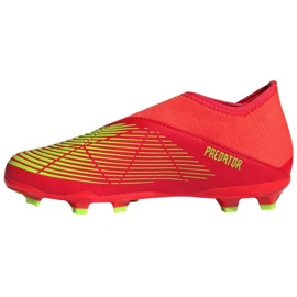 Chaussures de football Adidas Predator Edge.3 Ll Fg Jr GW0985 rouge oranges et rouges 1