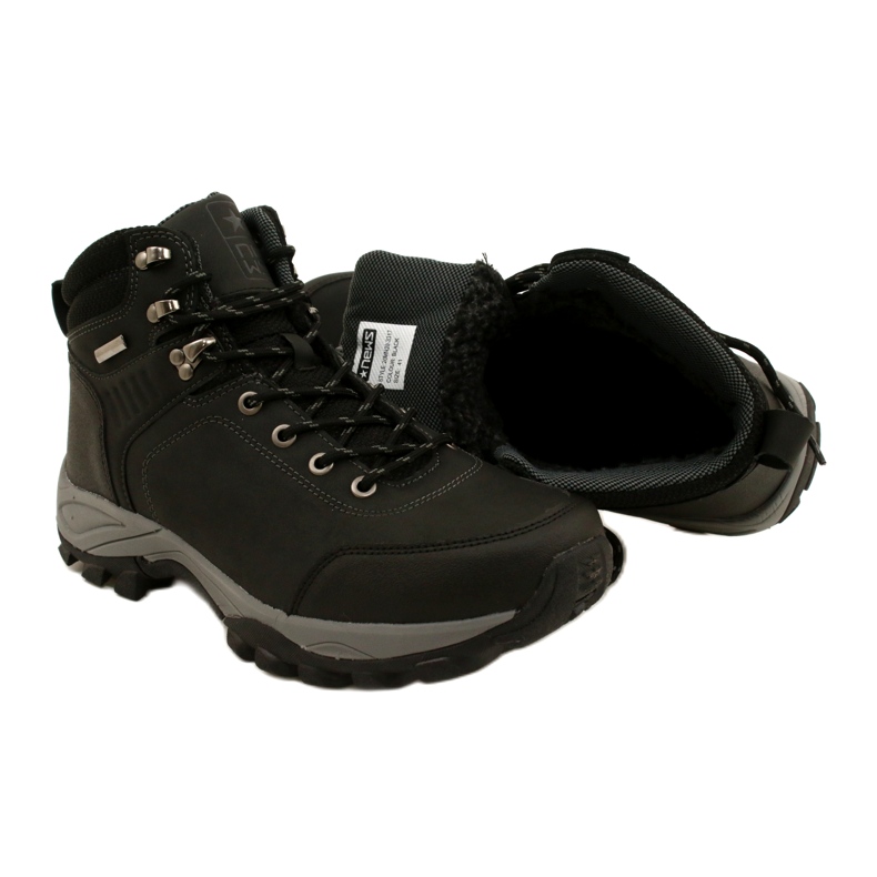 Evento Bottes de trekking masculin isolées 20mn20-3317 noir 4