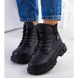 Bottes noires pour femmes d'Odell le noir 1
