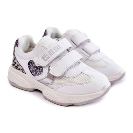 Chaussures De Sport Pour Enfants Avec Velcro Big Star KK374022 Blanc 1