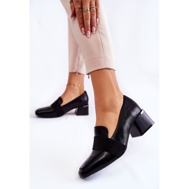 Escarpins en cuir à la mode La.Fi 230033B-PU Noir le noir 2