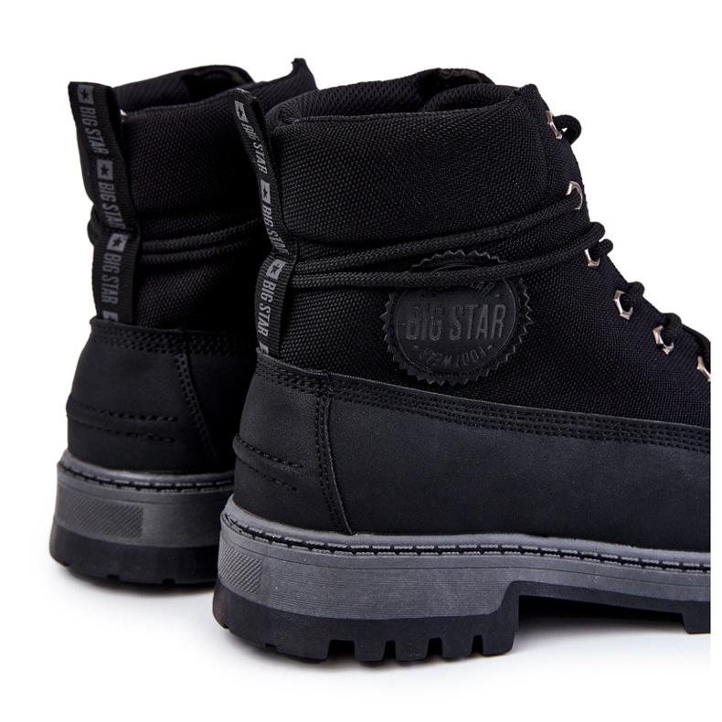 Bottes pour hommes en mousse à mémoire de forme Big Star KK174206 Noir 1