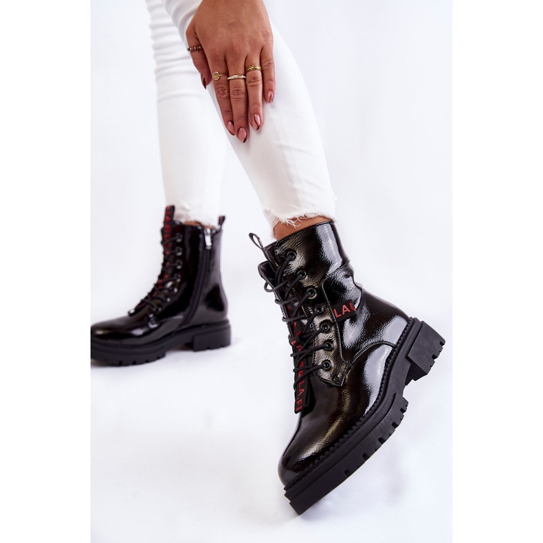 Bottes Chaudes Laquées La.Fi 250054B-LA Noir 2