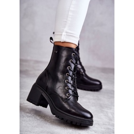 Vinceza Bottes noires chaudes à talons hauts pour femmes Grethe 1