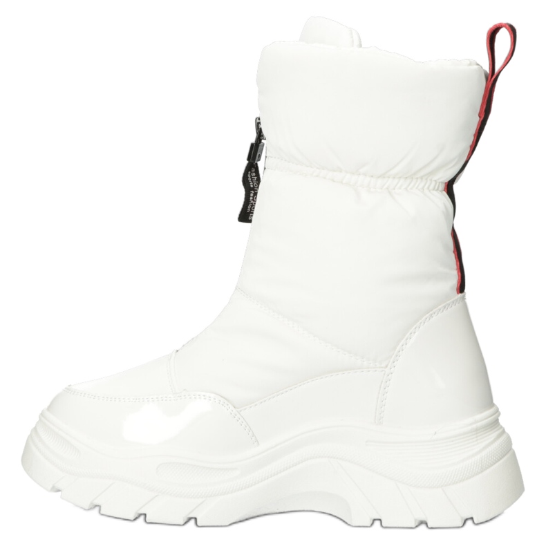 Bottes de neige des femmes blanches isolées de fourrure sur le curseur Filippo DBT4236 2