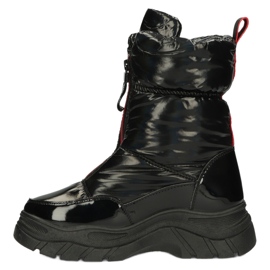 Filippo DBT4236 Bottes de neige des femmes noires isolées 1