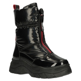 Filippo DBT4236 Bottes de neige des femmes noires isolées 3