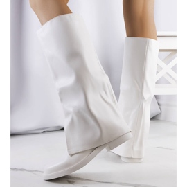 PA1 Bottines Moerna blanches 2