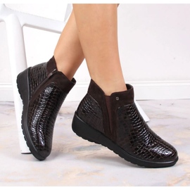 Bottines avec crochet isolé T.Sokolski W SCA176B brun 1