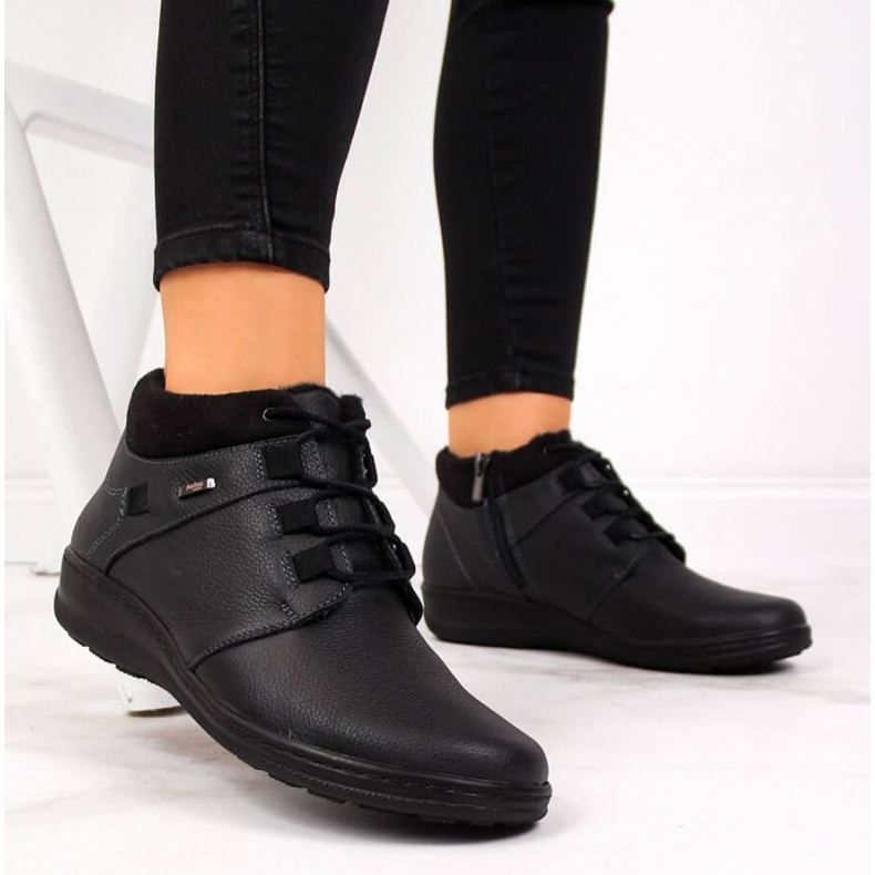 Bottes en cuir isolées Helios W H521A le noir 2