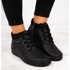 Bottes en cuir isolées Helios W H521A le noir 3