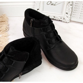 Bottes en cuir isolées Helios W H521A le noir 5